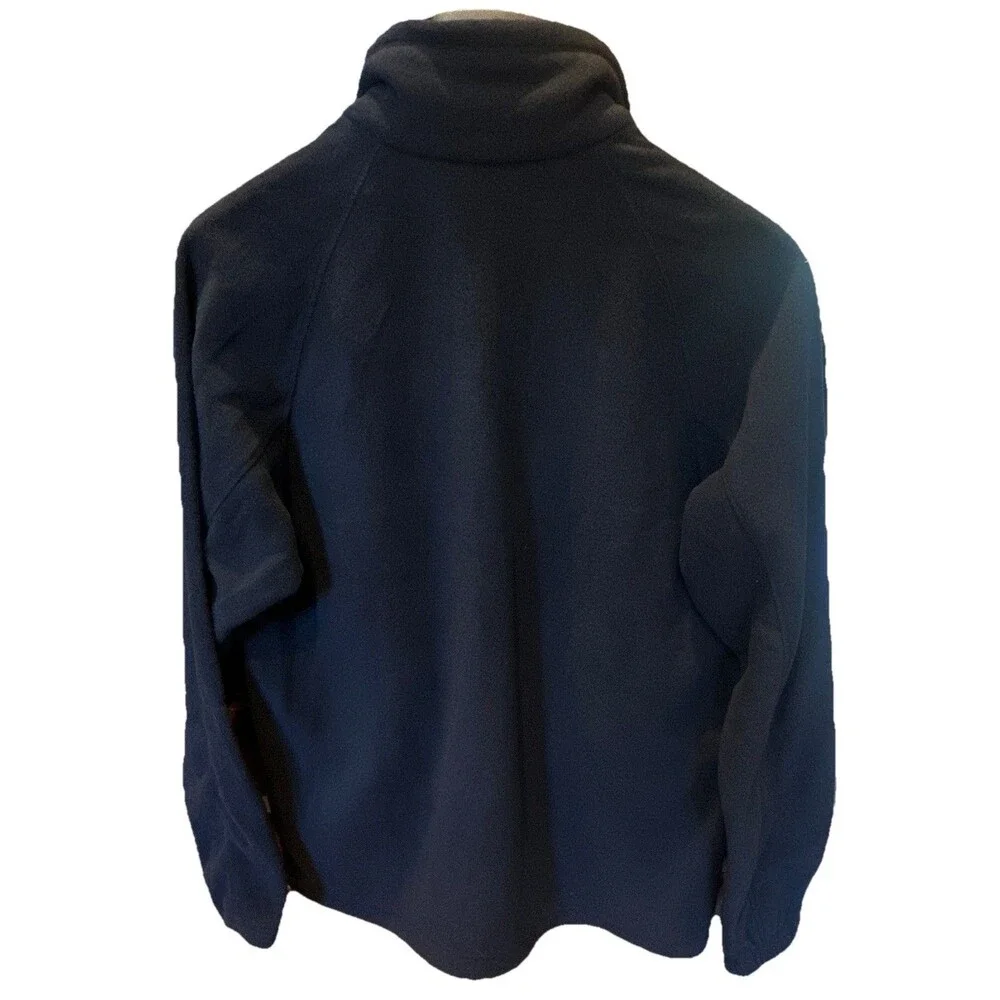 Columbia UND Fighting Hawks Men’s M Full Zip Fleece Jacket Black NWT